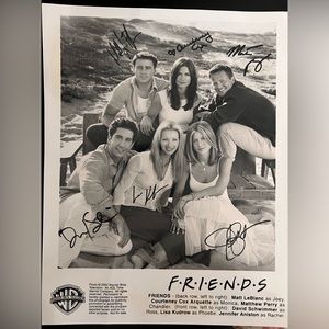 Signed Friends Cast photo.